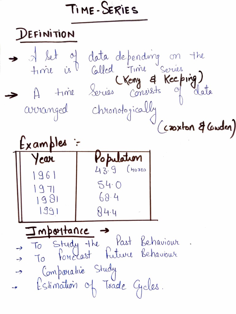 Time Series | PDF | Time Series | Data Analysis