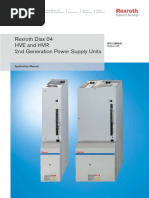 Rexroth Diax 04 Hve and HVR 2nd Generation Power Supply Units