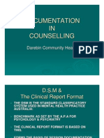 Documentation IN Counselling
