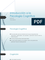 Introducción A La Psicología Cognitiva