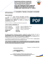 Constancia de P. #027-Para Fines de Otorgamiento para Servicios Basicos-Juan Carlos Baldera Cajusol