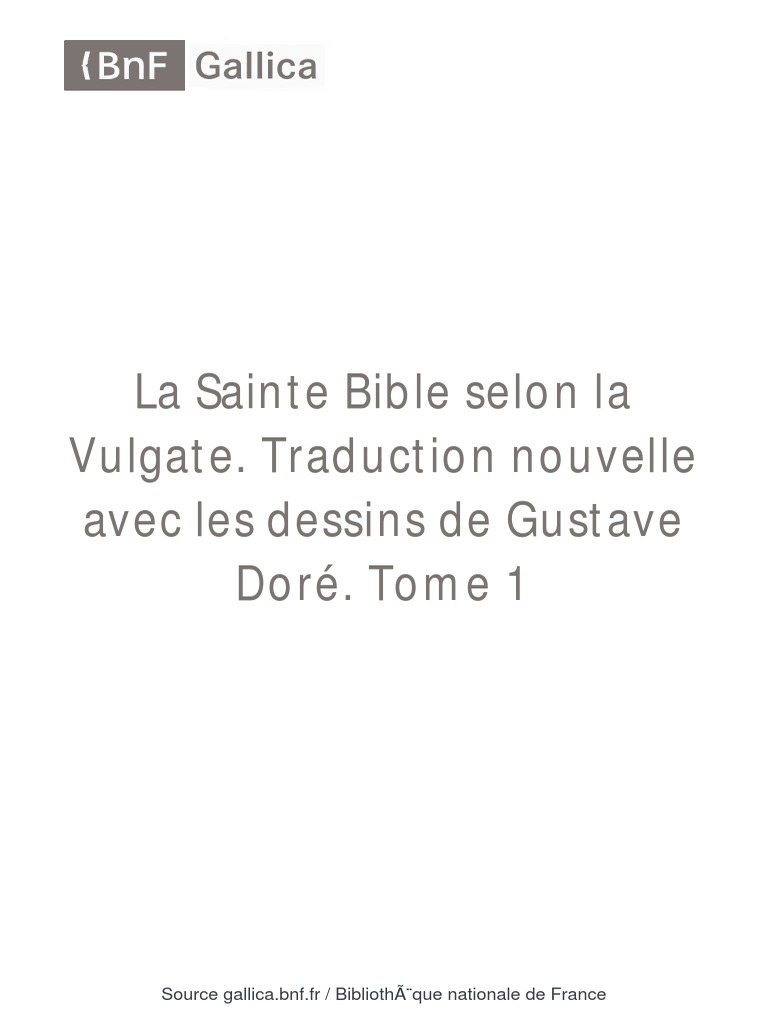 La Sainte Bible Vulgate 1866 PDF | PDF | Livres des Rois | Livres de Samuel