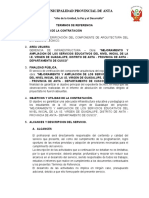 TDR Verificacion Del Componente de Arquitectura