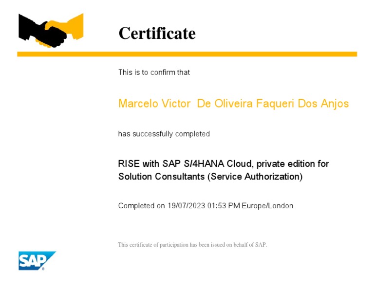 RISE With SAP S:4HANA Cloud, Private Edition For Solution Consultants ...