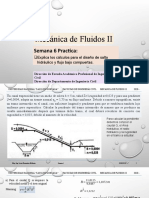 Mecánica de Fluidos II: Semana 6 Practica