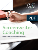 Script Angel Screenwriter Coaching Brochure