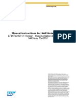 Manual Instructions For SAP Note 3342703