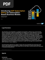 Introducing SAP Subscription Billing For Subscription Based Business Models