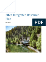 2023 EWEB IRP Executive Summary Action Plan