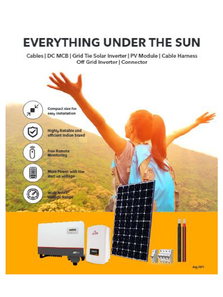 Polycab Solar Catalogue PDF Photovoltaic System