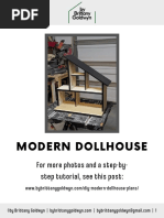 Dollhouse Plans