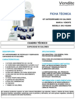 Ficha Técnica Kit Antiderrames 95 Galones