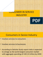 Consumer in Srivece Industry (Som)