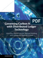 Alastair Marke, Michael Mehling, Fabiano de Andrade Correa - Governing Carbon Markets With Distributed Ledger Technology-Cambridge University Press (2022)