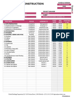 Commercial Construction Schedule