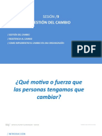 09-03. Novena Semana - Gestión Del Cambio B