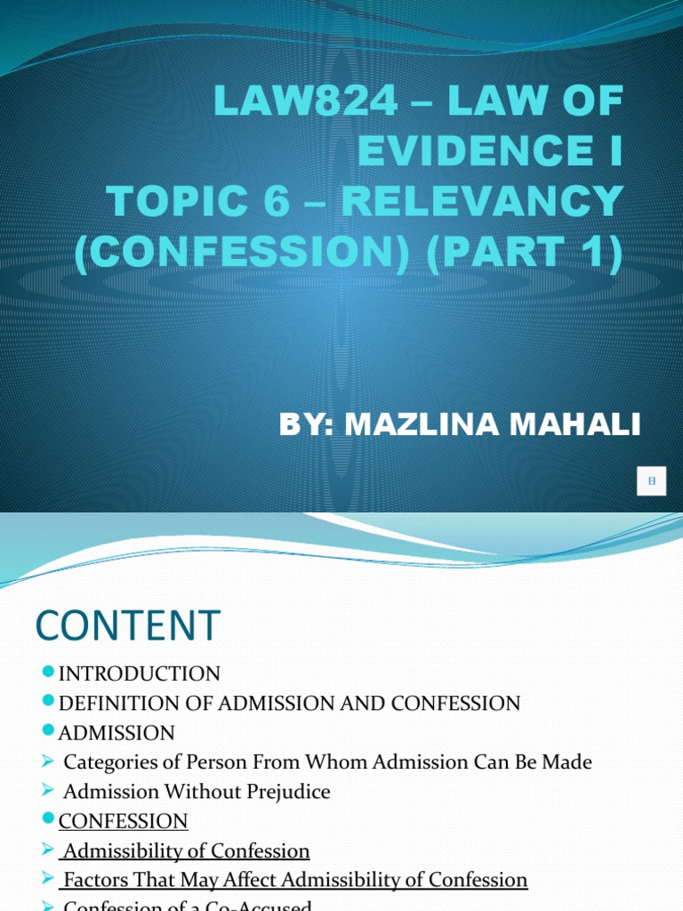 Understanding Confessions in Law | PDF | Confession (Law) | Arrest
