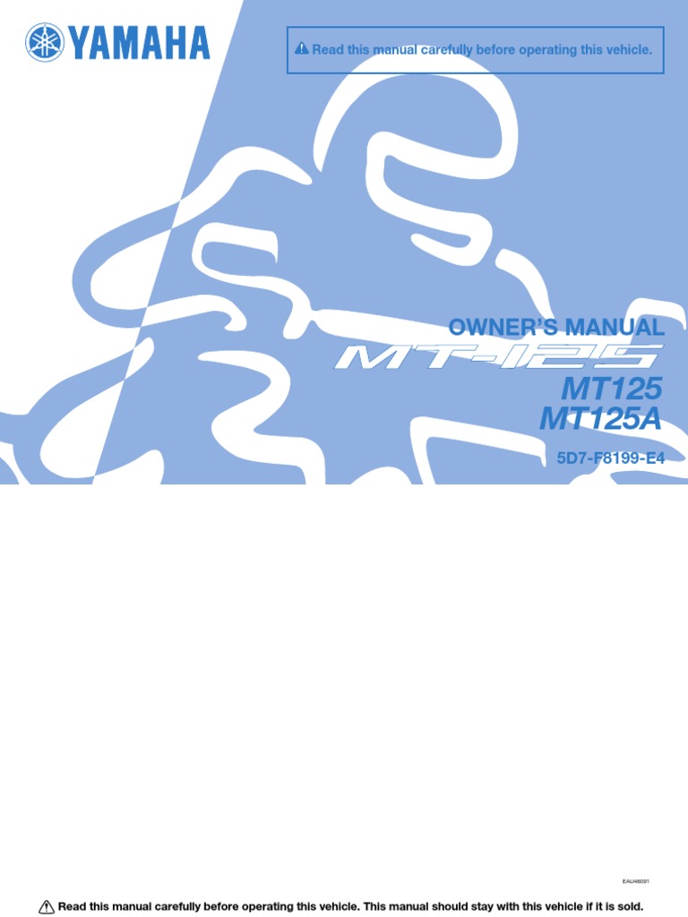 Yamaha Service Manual P5D7F8199E4E | PDF | Anti Lock Braking