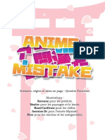 Anime Was A Mistake - Livre de Base