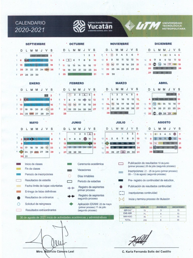 Calendario Escolar 20 21 F1 PDF