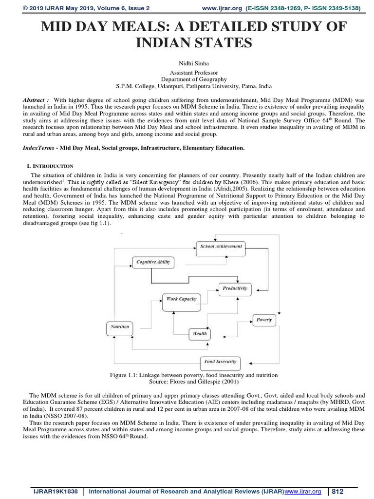 Mid Day Meals A Detailed Study of Indian | PDF | Dalit | International ...