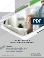 P 2. Deontología y Relaciones Humanas