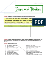 Essen Und Trinken Arbeitsblatter - 27595