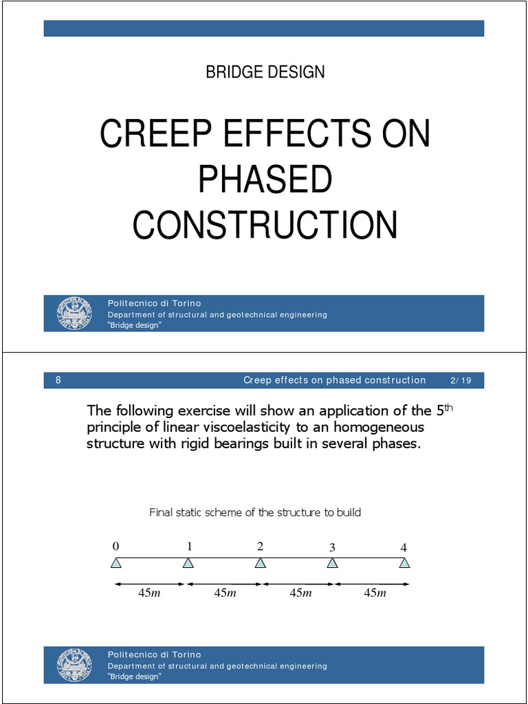 ES 08 Creep Effects PDF Creep (Deformation) Civil Engineering