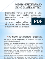 15.-Comunidad Hereditaria..