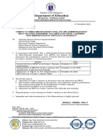 Div Memorandum On District Roll-Out