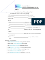 Present Perfect vs. Simple