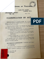 Classification by Age