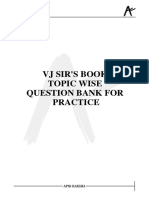 VJ Sirs Book Topic Wise Question Bank