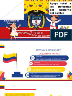 Plantilla de Fiestas Patrias Colombia