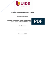 Tarea 4 - Un Derecho Humano Esencial El Acceso A La Justicia