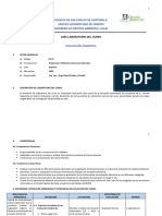 Guia Laboratorio. Evaluación Ambiental GT-17, Ingieneria en Gestión Ambiental