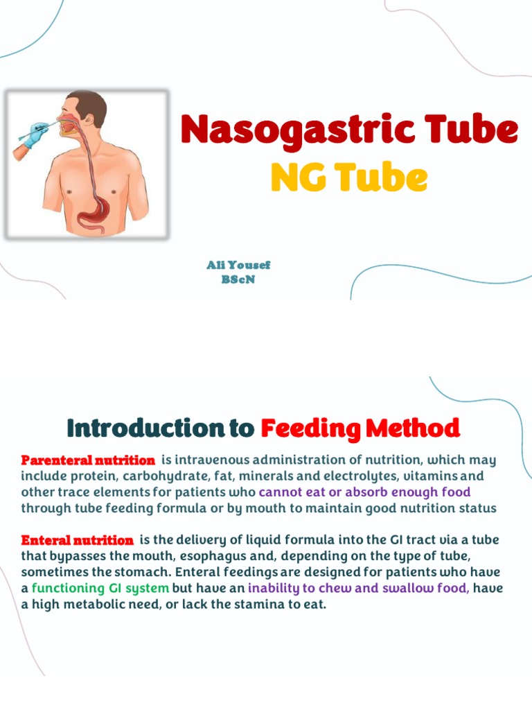 NG Tube Lictures 2023 PDF Causes Of Death Clinical Medicine