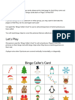 Christmas Bingo Free Printable