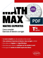 Math Max - Terminale Option Math Matiques Expertes - Krief-D Traz S Bastien