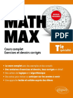 Math Max - Terminale Enseignement de Spécialité - Krief-Détraz Sébastien