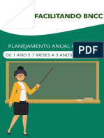 Planejamento ANUAL de 1 Ano A 3 Anos ED Infantil