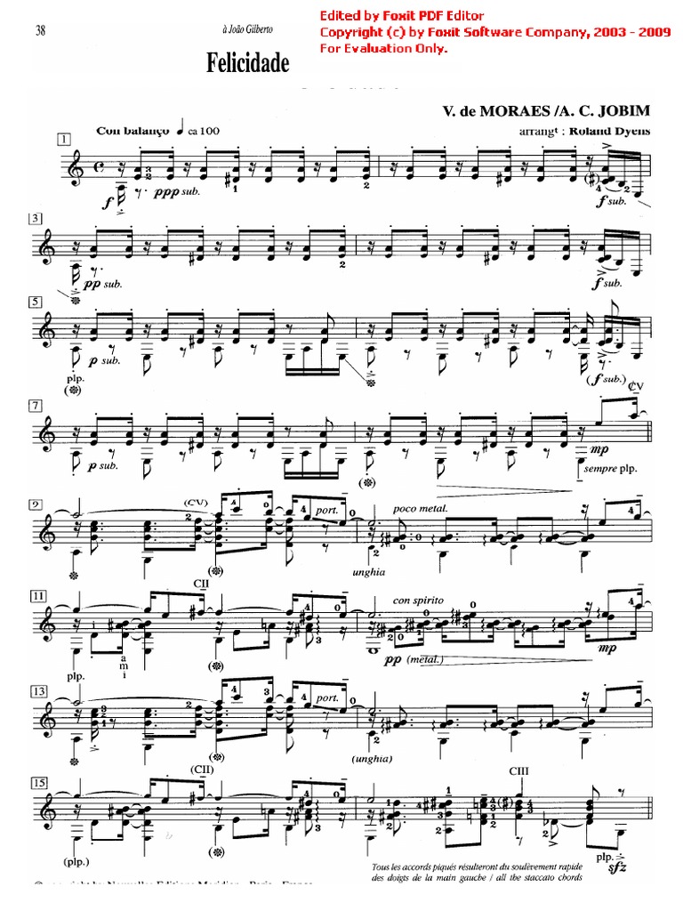 Roland Dyens 楽譜 Dyens, Roland - Nuages GUIT-SOLO | PDF