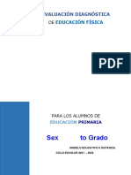 Evaluación Diagnóstica EF A Distancia 6º