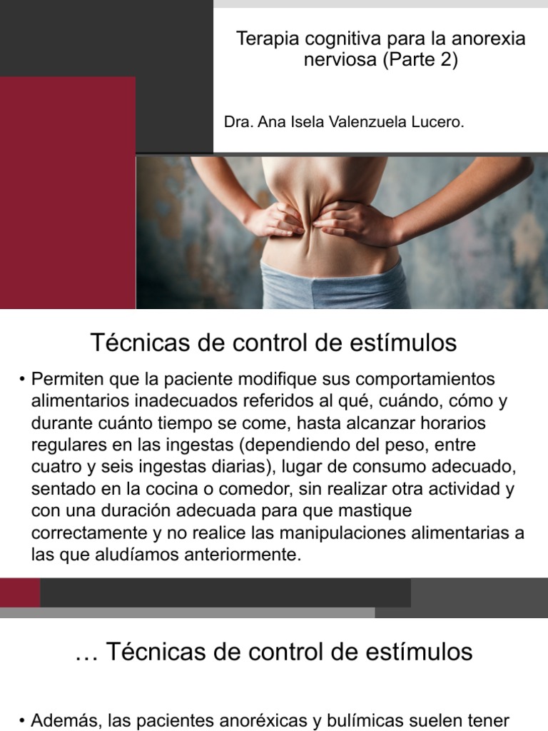 Tratamiento Cognitivo Para Los Tca Ii Pdf Anorexia Nerviosa