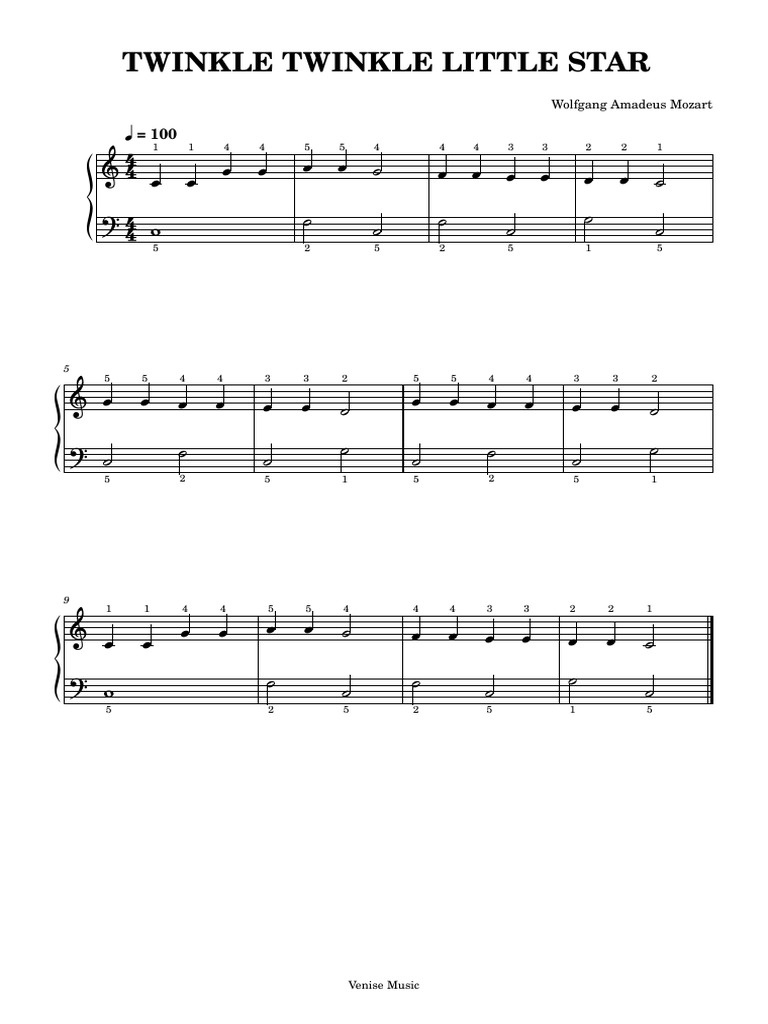 Twinkle Twinkle Little Star | PDF