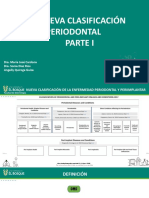 Clasificación periodontal parte I pptx