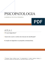 Aula 1 Psicopatologia