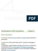 PELC Vocabulary and Idioms 2022