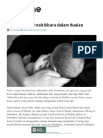 8 Bayi Yang Pernah Bicara Dalam Buaian - NU Online