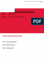 Vascular Emergencies